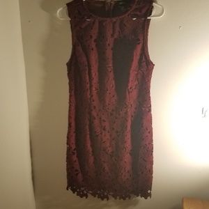 Red Lace like dress